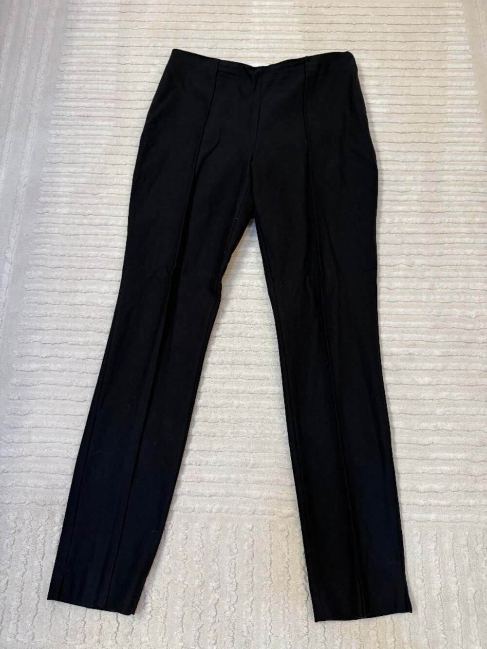 Lands' End Black Mid Rise Slim Leg Pants Size 8